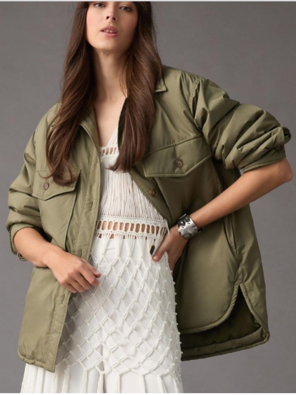 Anthropologie Velvet by Graham and Spencer utility puffer jacket - Size M - BNWT